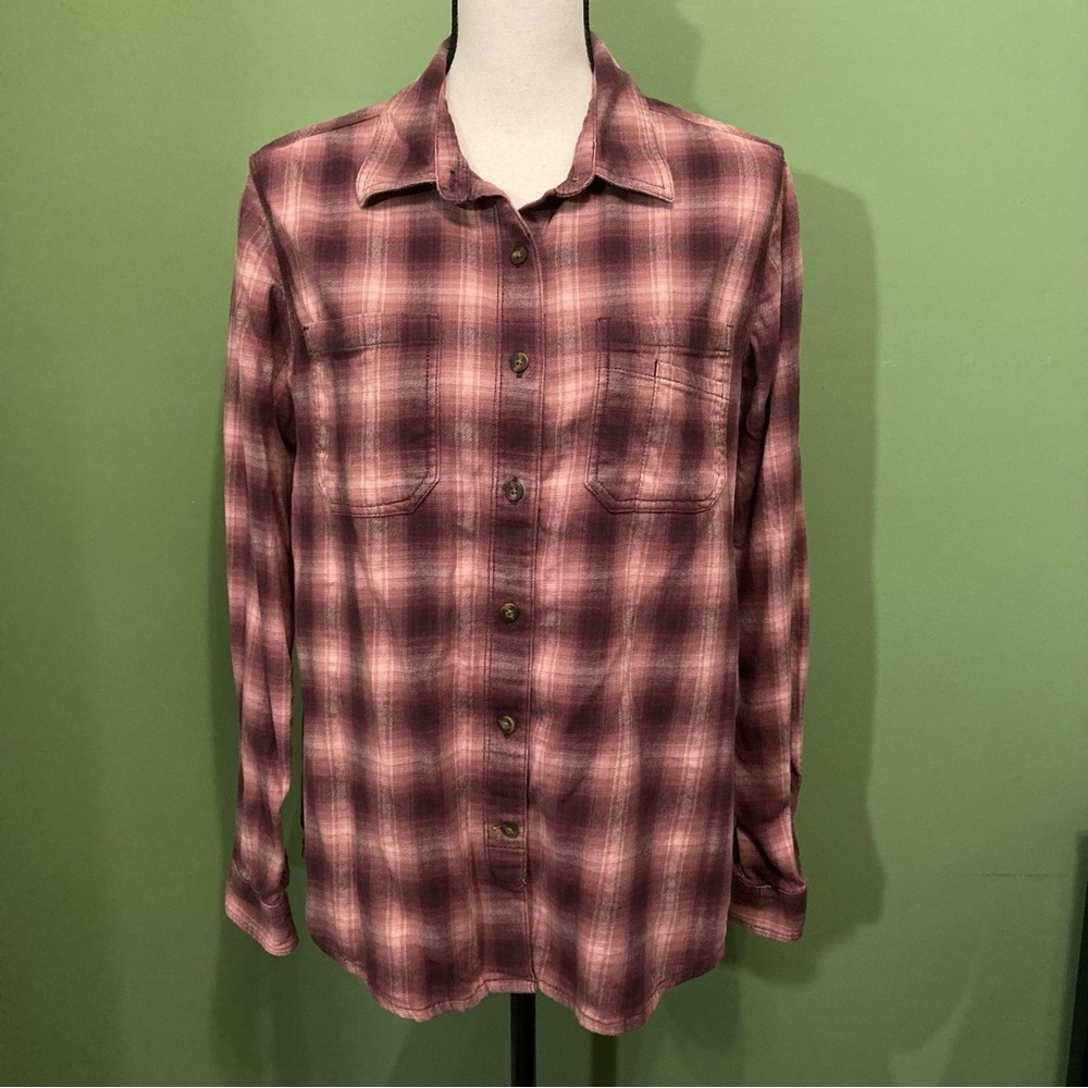 Carhartt Red Plaid Button Up Shirt size xs or teen 12/14